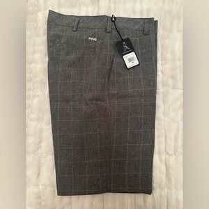 PING Charcoal Checkered Golf Trousers